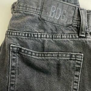 Faded black slim fit jeans